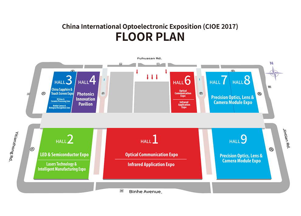 CIOE 2017 Floor Plan